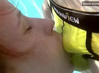 hardcore underwater blowjob with minnie manga, damn