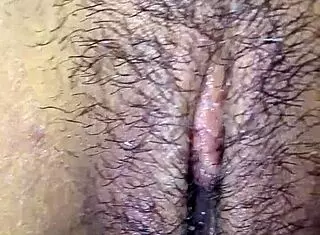 Intense close-up masturbation on painted clitoris