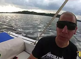 Paola Gurgel Misbehaves On Boat Pulp At Guarapiranga Reservoir With Samuray Farias!