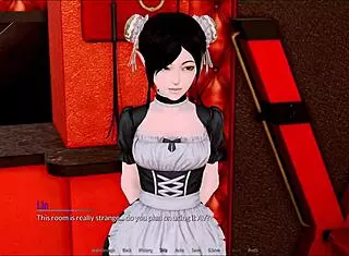 I am playing Harem Hotel episode 45, managing the hotel and interactions.