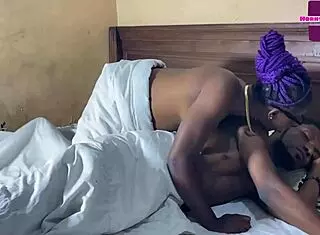 My sexy black babe wakes me early to pound her wet pussy