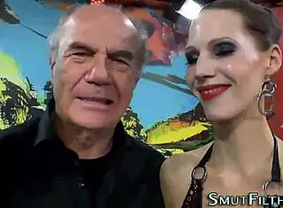 Fetish skank gets bukkaked 😈