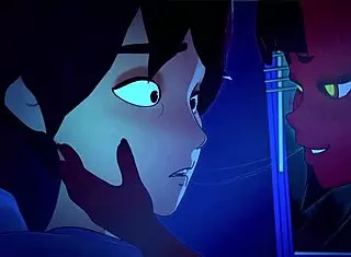 Meru the Succubus in full anime action