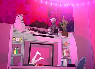 Meru the Succubus in full anime action