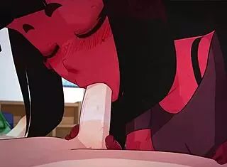 Meru the Succubus in full anime action