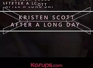 karups - kristen scott gets oiled up in her epic fuck?