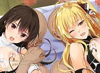 in this anime hentai, a vampire scene unfolds