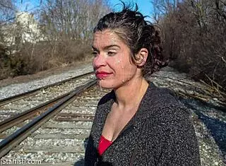 Bukkake Railroad Chaos with Messy Cumshots in Public Taboo Scene. I Can’t Believe Mommy Joined This Wild Blowbang!