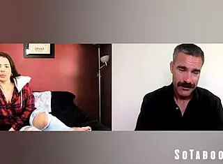 Pervy old counselor blackmails teen with her confession 😏