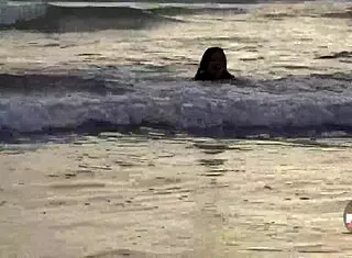 Intriguing Beach Day With Asian Model In Wet Bikini