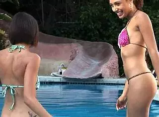 wow, two gorgeous light-skinned women having a wild threesome with me!