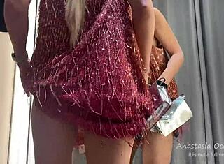 Putinha quente no provador