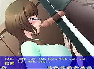 Neighbor watches all sex scenes in hentai anime game pt2
