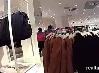 stellar czech teen is seduced in the supermarket and pounded in pov.