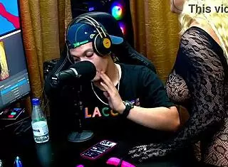 Andressa Sanchez Gets Grabbed On Tits And Ass In Sheer Red Outfit.