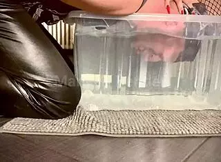 Goddess Controls Slave's Breath in Femdom Session!