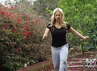 Juicy Blonde Slut Takes Hard Pounding