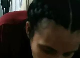 Amateur pornstar gets assfucked by monster cock in the room