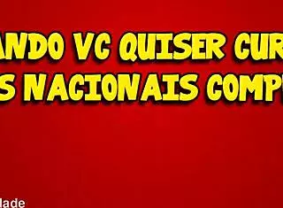 Brunette with big ass fucks two guys in orgy