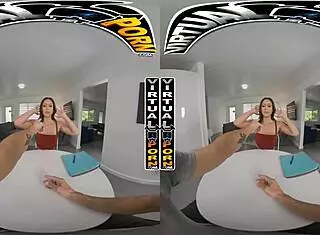 virtual porn features french anal lesson with cassie del isla in vr