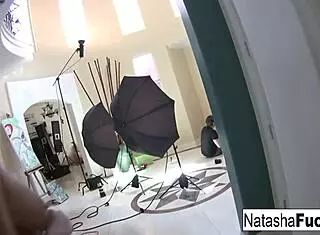 natasha nice plays with her pussy alone