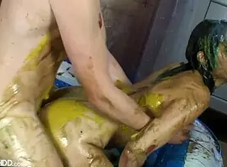 Liz Rainbow Bent Over For A Dirty Facial