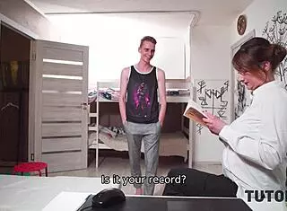 you think the tutor is teaching but she's getting fucked doggystyle instead?