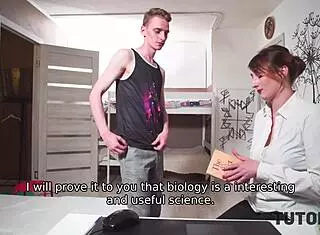 you think the tutor is teaching but she's getting fucked doggystyle instead?