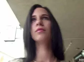 i approached this cute teen on the street and fucked her without condom for money