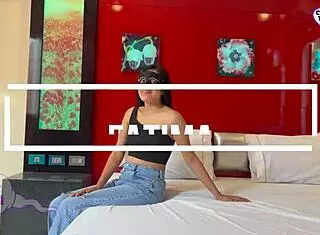 Hey, this peruvian amateur teen is debuting in tiny panties and giving oral for cum