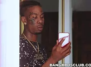 Amazing Ebony Cares For BBC With Mouth And Pussy