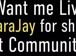 Sara Jay milks dick in threesome