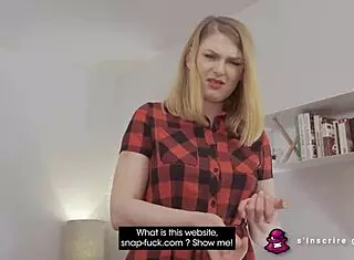 wow, my wife gets drilled hard in french snap-fuck vid