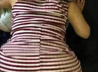 Amateur young girl with big ass bent over for doggystyle anal and blowjob