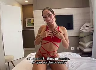 Latina Brazilian Gives Intense Deepthroat And Doggy To Big Cock