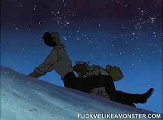 Big Titty Anime Babe Gets Pussy Licked By Monster