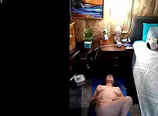 Blonde Vee Combines Morning Yoga With Intense Masturbation, Showing Off Her Big Tits And Ass