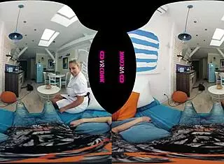 Chubby bbw brunette riding cock in bisexual ffm threesome reality