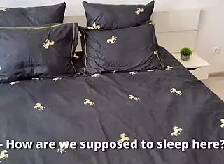 Sharing Bed I Fucked My Stepsister Roughly Because She Booked One Bed - Likabusy