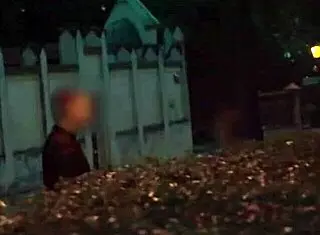 European Woman Meets Priest In Public