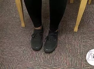 Watch Those Ebony Ethiopian College Feet Soles And Toes!