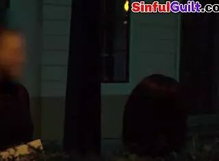 European Woman Meets Priest In Public