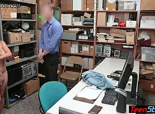 Petite Latina Teen Thief Gets Huge Tits Fucked On Cctv!