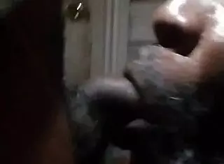 The guy receives an intense blow job from his partner