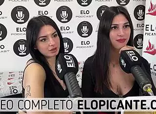 Mielcita And Almendra Enjoy Sucking Banana With Cream