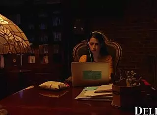 Delphine Films- Sexy Babe Alex Coal Explores Olive Glasss Body