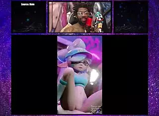 Marie and Callie take turns riding that creamy cock!