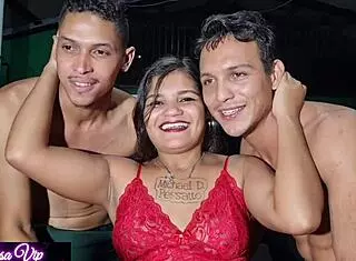 Tigresa VIP Live with Two Well-Endowed Guys.