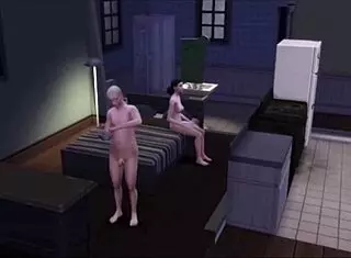 in wicked of whimsville, a redhead masturbates alone in the snow