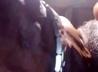 The guy receives an intense blow job from his partner